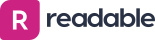 Readable logo (blue)